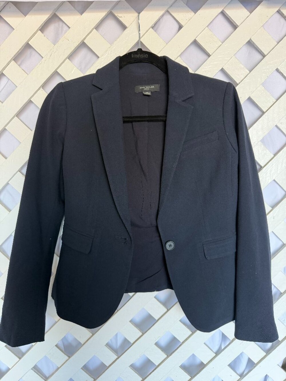 Ann Taylor Petite Navy 3 piece suit- Size 00P